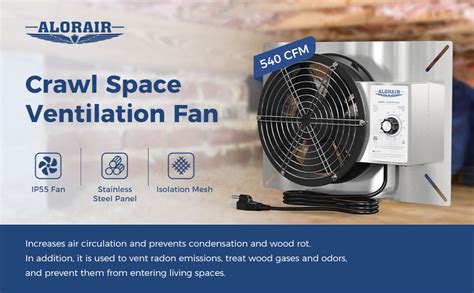 crawl space fan with humidistat