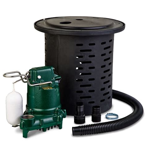 crawl space sump pump kit