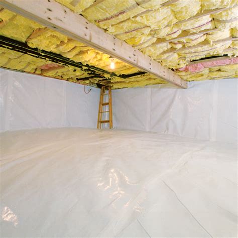 faced or unfaced insulation for crawl space