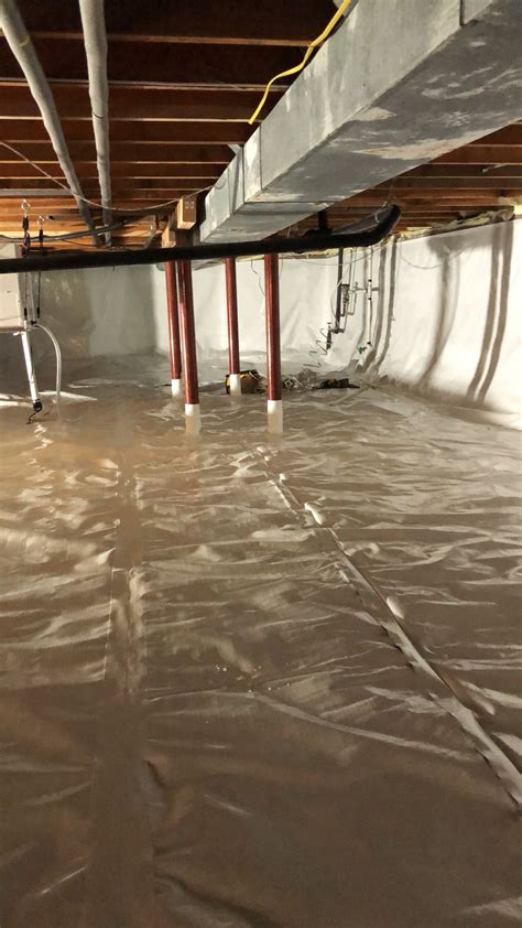 waterproofing crawl space