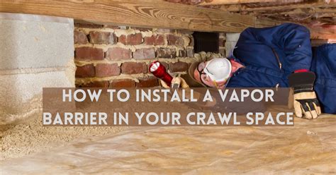 How To Install A Vapor Barrier In Your Crawl Space